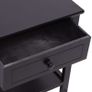 Bedside Cabinets 2 pcs Wood Black Image 5