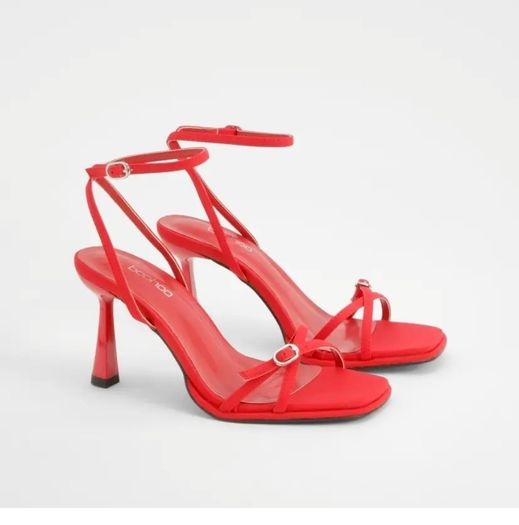 Boohoo red heels