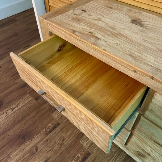 Solid Wood Dressing Table with Huge Mirror - Perfect Condition