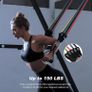 Resistance Bands Set , 17 Pack Exercise Bands Stackable up to 150 LBS, Workout Bands with Door Anchor, Handles & Legs Ankle Straps for Resistance & Endurance Training (FREE POSTAGE) Image 3