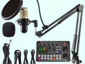 Podcasting Equipment Kit With Stand Condenser Microphone Pro Audio Mixer For PC, Laptop, Smartphone, Gaming Recording, Streaming, Podcasting, Studio, Condenser, Microphone For Video