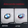 82mm BMW 50th M anniversary Bonnet/trunk Emblem Image 2