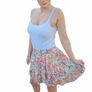 Flared floral skirt with ruffles Xs-Xl Image 2