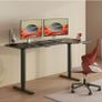 160x75CM Electric Standing Desk Height Adjustable Corner Standing Desk Image 8
