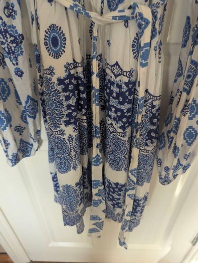 Blue & white dress