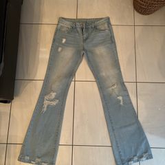 Jeans and 2 denim skirts