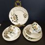 Fabulous Arklow Pottery Bone China Trio in Excellent Cabinet Condition - a Lovely Floral Pattern in White, Yellow and Green Image 8
