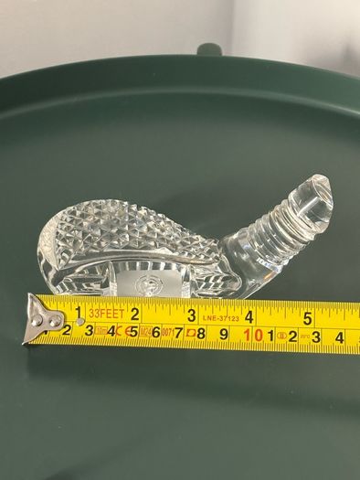 Waterford Crystal Golf Driver Head Paperweight