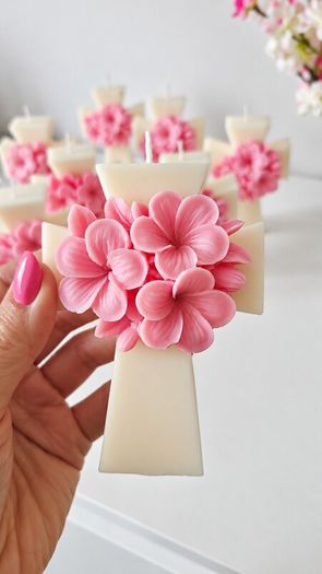 Handmade Candle Favours for Baptism, Communion & Confirmation