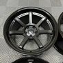 18" Inch Strom DS15 Drift Alloy Wheels 5x114.3 Nissan silvia skyline RX7 MX5 R32 R33 lexus IS200 Image 3