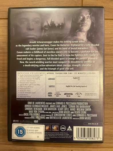 Conan the Barbarian -Special Edition- DVD