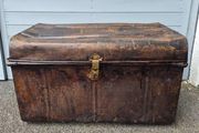 Vintage Metal Chest Trunk Box