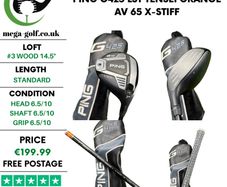 Ping G425 LST #3 Wood 14.5 Degree / Tensei Orange Av 65 X-Stiff