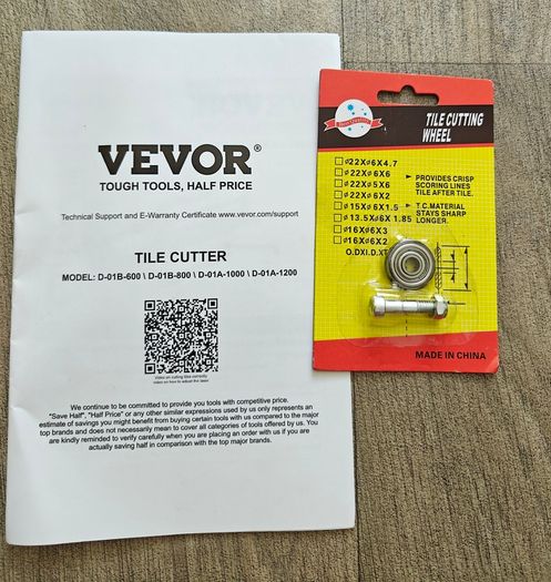 VEVOR 40" (1000mm) Manual Tile Cutter with Laser Guide | Brand New | Spare Cutting Wheel Included