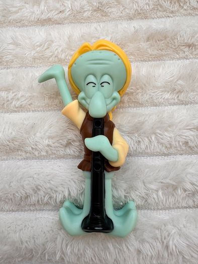 Burger King Squidward Toy SpongeBob Search For SquarePants Movie 2025 approx. 10 cm. Used Please see photos