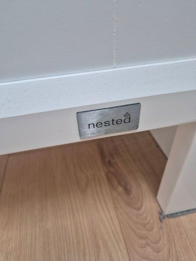 Cot Bed with Mattress (Grey or White)