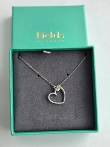 Fields Silver Heart Necklace
