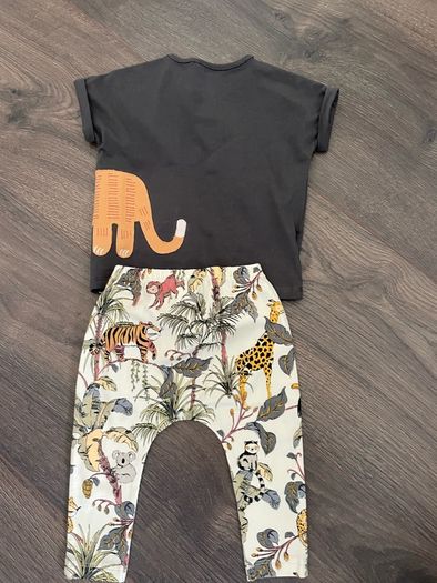 Next baby 2 piece set Tiger jungle design 6-9 months