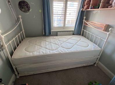 Laura Ashley steel bed frame