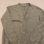 Light grey marl cashmere cardigan Size Small Image 2