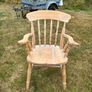 Antique farm house wooden dining set Image 3