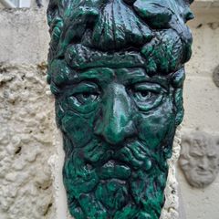 River Liffey God wall plaque