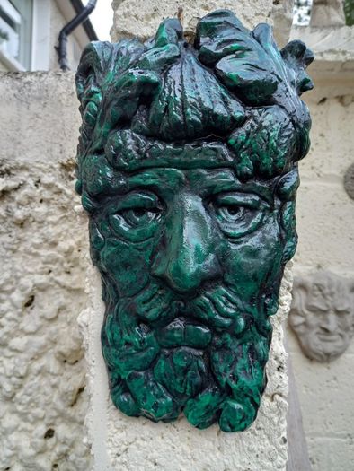 River Liffey God wall plaque