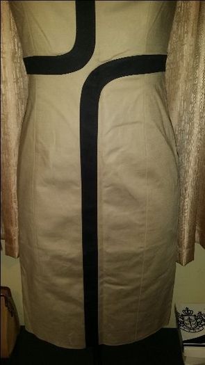 Karen Millen midi EYELET COTTON DRESS DR128/A13W Perfect condition size UK10 EU38 Postage included