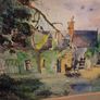 Joan Loughney "Woodland Cottage" Signed Watercolour - Framed Image 3
