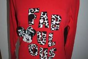 Fabulous Minnie Disney at George red top long sleeve size UK12/14 EU40/42 Postage included
