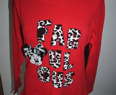 Fabulous Minnie Disney at George red top long sleeve size UK12/14 EU40/42 Postage included