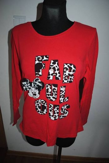 Fabulous Minnie Disney at George red top long sleeve size UK12/14 EU40/42 Postage included