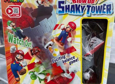 Super Mario Blow Up! Shaky Tower - Brand New In Box