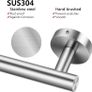 NEW SALE | Towel Rail Stainless Steel Towel Holder Bath Towel Holder Towel Rail 12 Inches Silver Image 6