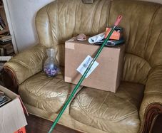 Free 2-Seater Leather Sofa
