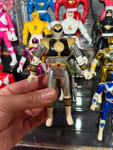 1995 Power rangers movie Bandai  metallic Rangers 6 rangers