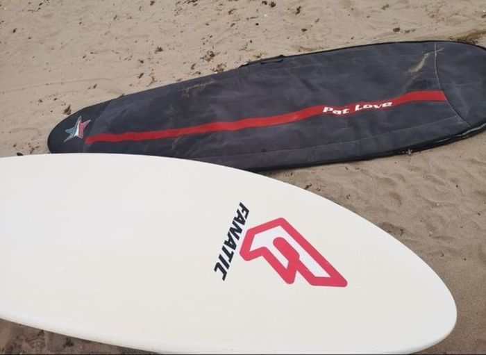 windsurfing kit fanatic shark 145 for beginners