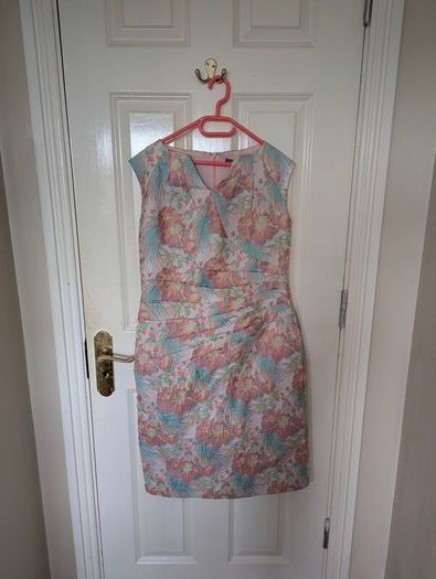 Pink flowery dress