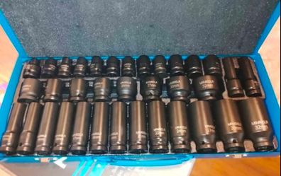 35pcs Manarola 1/2 Air impact socket sets