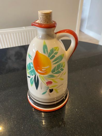 Oil/ Vinegar bottle  7 inches tall  M&S Seville