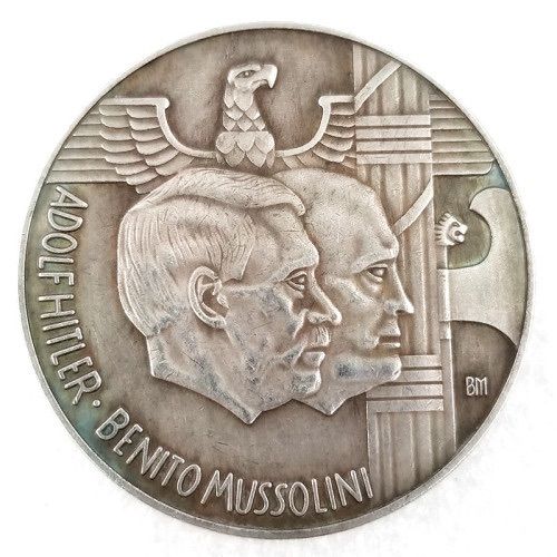 Ww2 Mark German Coin  Hitler Luftwaffe Swastika Nazi Warplane  Reichsmark