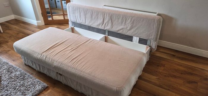 Sofa Bed, Cover & Cushions (Ikea, Double)