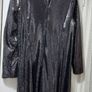 M&S Mini Party Dress UK22 Black Brand New Image 2