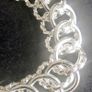 925 Sterling Silver T-bar Link Chain Bracelet Heavy 22g Image 6