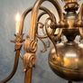 Very Good Antique Eight Branch Flemish Chandelier. Image 4