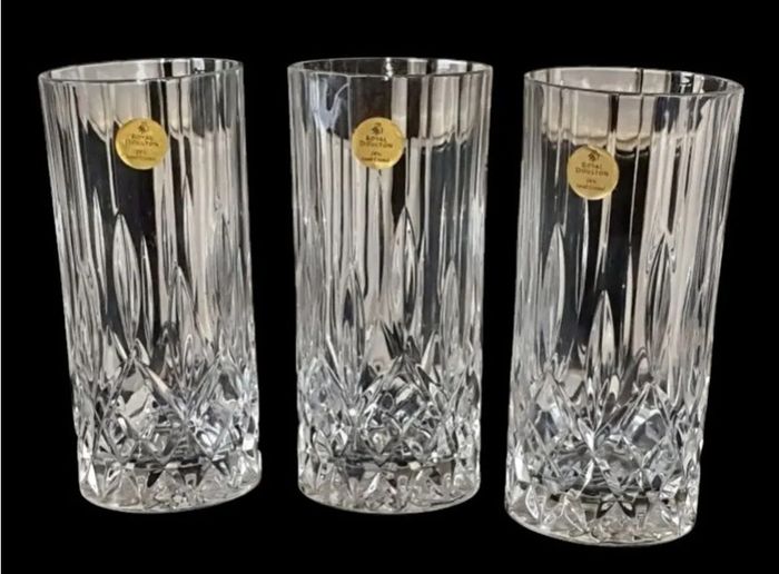 Royal Doulton 24% Lead Crystal Tumblers Trilogy