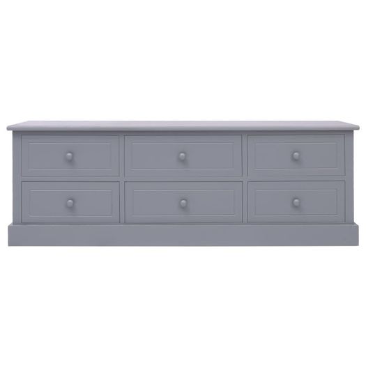 Hall Bench Dark Grey 115x30x40 cm Wood