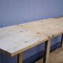Large Pine Workbench on Castors Image 3