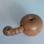 Hand turned wooden apple Image 4