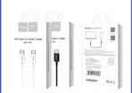 Hoco X23 | Type-C to Type-C |   Fast Charger PD 60W | Dual Type C Charging Data Sync Cable